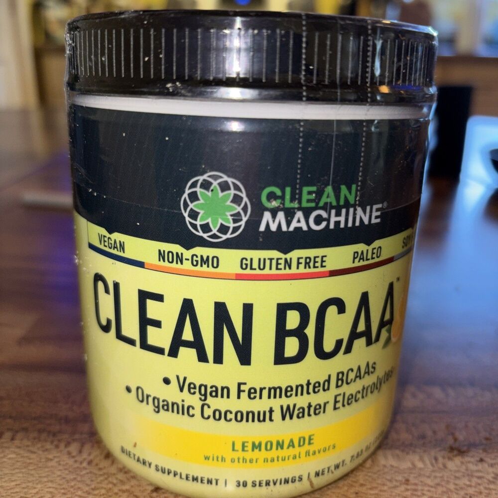 Clean BCAA 2:1:1 Food Sourced BCAAs Powder & Coconut Water Electrolytes Lemonade